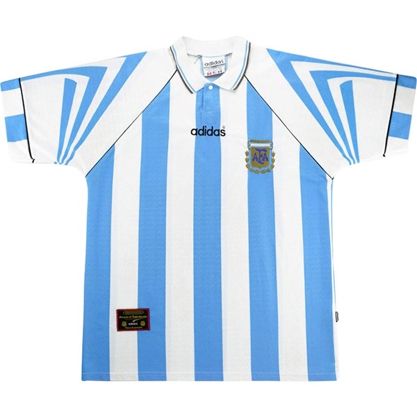 Camiseta Argentina 1ª Retro 1996 Azul